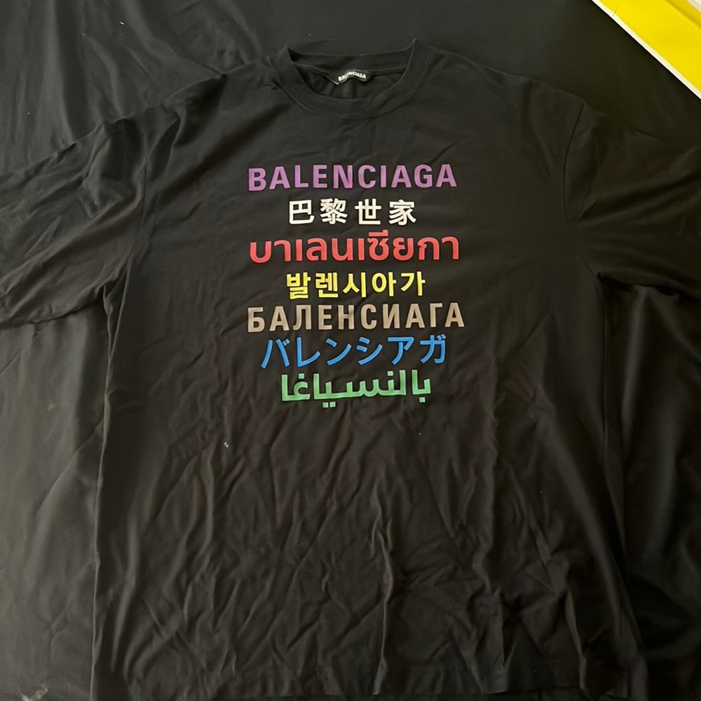 Balenciaga black T shirt